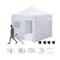 Impact Canopy Market Canopy Kit 10 FT x 10 FT, with Roller Bag, 400D Top White 040120001 - alternate 1
